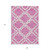 9' X 12' Blush And Ivory Geometric Washable Indoor Outdoor Area Rug - 606114966166