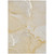 8' X 10' Beige Abstract Washable Indoor Outdoor Area Rug