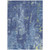 8' X 10' Navy Blue And Denim Blue Abstract Washable Indoor Outdoor Area Rug - 880016739916