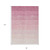 8' X 10' Pink And Ivory Ombre Washable Indoor Outdoor Area Rug