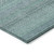 8' X 10' Turquoise Striped Washable Non Skid Indoor Outdoor Area Rug