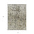 8' X 10' Taupe Beige And Gray Abstract Washable Indoor Outdoor Area Rug Transitional Style - Taupe, Beige, Gray Color