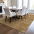 10' X 14' Gold Brown And Ivory Abstract Washable Indoor Outdoor Area Rug