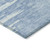 9' X 12' Sky Blue And Denim Blue Abstract Washable Indoor Outdoor Area Rug