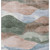 8' X 10' Salmon And Emerald Abstract Washable Indoor Outdoor Area Rug