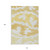 10' X 14' Gold Beige And Wheat Abstract Washable Indoor Outdoor Area Rug Transitional Style - Gold, Beige, Wheat Color