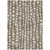 10' X 14' Brown And Ivory Abstract Washable Indoor Outdoor Area Rug