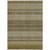 10' X 14' Coffee Brown And Taupe Striped Washable Indoor Outdoor Area Rug
