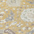 8' X 10' Gold Ivory And Gray Damask Washable Indoor Outdoor Area Rug
