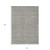 10' X 14' Gray Gold And Ivory Polka Dot Washable Indoor Outdoor Area Rug