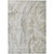 9' X 12' Taupe Beige And Ivory Abstract Washable Indoor Outdoor Area Rug - Taupe, Beige, Ivory