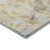 9' X 12' Gold And Silver Abstract Washable Indoor Outdoor Area Rug
