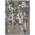 9' X 12' Taupe Gray And Beige Abstract Washable Indoor Outdoor Area Rug