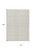 10' X 14' Ivory And Beige Geometric Washable Indoor Outdoor Area Rug - 880016462708