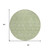 8' Sage And Ivory Round Geometric Washable Indoor Outdoor Area Rug - Sage, Ivory