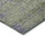 9' X 12' Olive Green And Dark Purple Abstract Washable Indoor Outdoor Area Rug