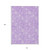 10' X 14' Lavender And Lilac Floral Washable Indoor Outdoor Area Rug