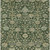 8' X 10' Green Tan And Gray Floral Washable Indoor Outdoor Area Rug