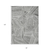 8' X 10' Gray And Ivory Geometric Washable Indoor Outdoor Area Rug