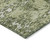 10' X 14' Olive Green And Ivory Abstract Washable Indoor Outdoor Area Rug