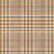 8' X 10' Brown Beige And Beige Plaid Washable Indoor Outdoor Area Rug