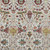 9' X 12' Ivory Red And Green Floral Washable Indoor Outdoor Area Rug