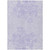 8' X 10' Lilac Purple And Ivory Floral Washable Indoor Outdoor Area Rug