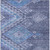 8' X 10' Navy Blue Charcoal And Gray Southwestern Washable Indoor Outdoor Area Rug