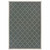 5' X 8' Grey Geometric Stain Resistant Indoor Outdoor Area Rug