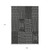9' X 12' Black And Ivory Geometric Washable Indoor Outdoor Area Rug Transitional Style - Black, Ivory Color