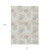 10' X 14' Ivory Brown And Gray Polka Dot Washable Indoor Outdoor Area Rug