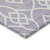 10' X 14' Lavender And Ivory Trellis Washable Indoor Outdoor Area Rug