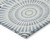 8' X 10' Blue And Ivory Geometric Washable Indoor Outdoor Area Rug Transitional Style - Blue, Ivory Color