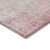 9' X 12' Pink And Ivory Abstract Washable Indoor Outdoor Area Rug Transitional Style - Pink, Ivory Color