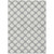 8' X 10' Gray And Silver Polka Dot Washable Indoor Outdoor Area Rug