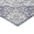 10' X 14' Lavender And Ivory Medallion Washable Indoor Outdoor Area Rug