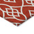 9' X 12' Red And Ivory Trellis Washable Indoor Outdoor Area Rug