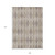 9' X 12' Beige Taupe and Brown Geometric Washable Non Skid Indoor Outdoor Area Rug