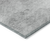 9' X 12' Silver Gray And Ivory Abstract Washable Indoor Outdoor Area Rug