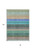 8' X 10' Sage Teal Blue And Tan Striped Washable Indoor Outdoor Area Rug