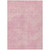 9' X 12' Pink Washable Indoor Outdoor Area Rug