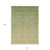 10' X 14' Artichoke Green And Beige Geometric Washable Indoor Outdoor Area Rug