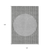 10' X 14' Gray And Ivory Striped Washable Indoor Outdoor Area Rug