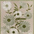 10' X 14' Ivory And Green Floral Indoor Outdoor Area Rug