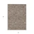 10' X 14' Brown And Beige Floral Washable Indoor Outdoor Area Rug Transitional Style - Brown, Beige Color