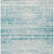 9' X 12' Teal Blue Aqua And Ivory Abstract Washable Indoor Outdoor Area Rug