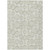9' X 12' Green And Beige Geometric Washable Indoor Outdoor Area Rug
