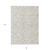 8' X 10' Beige And Ivory Geometric Washable Indoor Outdoor Area Rug - Beige, Ivory