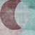 9' X 12' Teal Blue Brown And Beige Geometric Washable Indoor Outdoor Area Rug