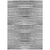 9' X 12' Silver Gray And Charcoal Striped Washable Indoor Outdoor Area Rug